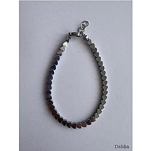 BRACCIALE EMATITE CUORI PICCOLI CHIARI 