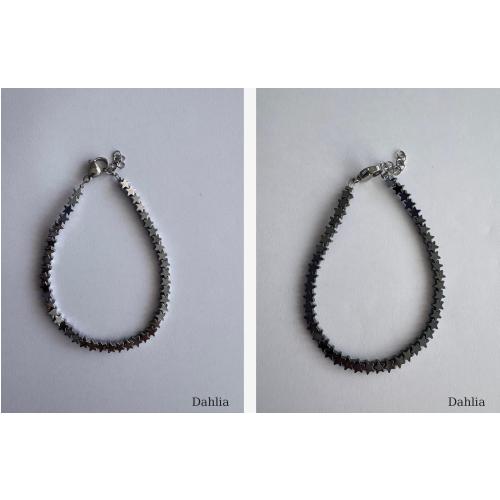 BRACCIALE EMATITE  STELLINE PICCOLE 