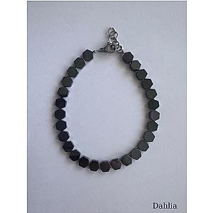 BRACCIALE IN EMATITE ESAGONALE PIATTE