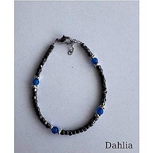 BRACCIALE EMATITE CUBI CON PIETRE NATURALI 