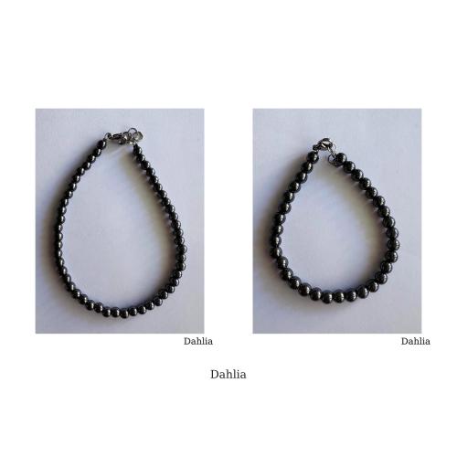 BRACCIALE CON SFERE IN EMATITE 