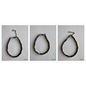 BRACCIALE TUBI EMATITE CON CRISTALLI