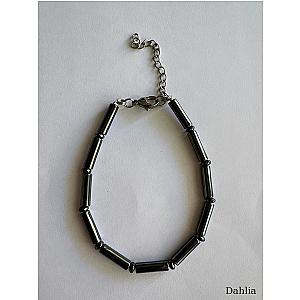 BRACCIALE TUBI EMATITE CON CRISTALLI